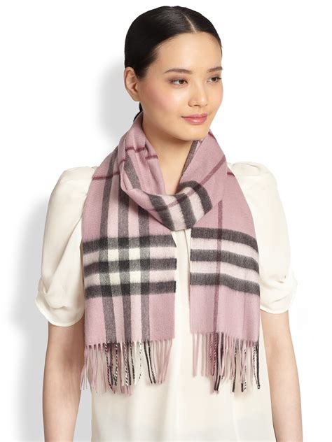 cashmere dark pink burberry scarf|burberry check cashmere scarf sale.